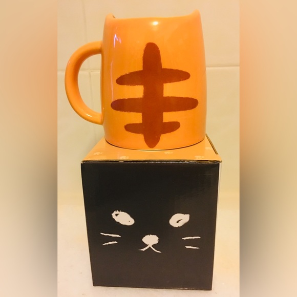 Japanese cat ceramic coffee mug - Picture 2 of 8